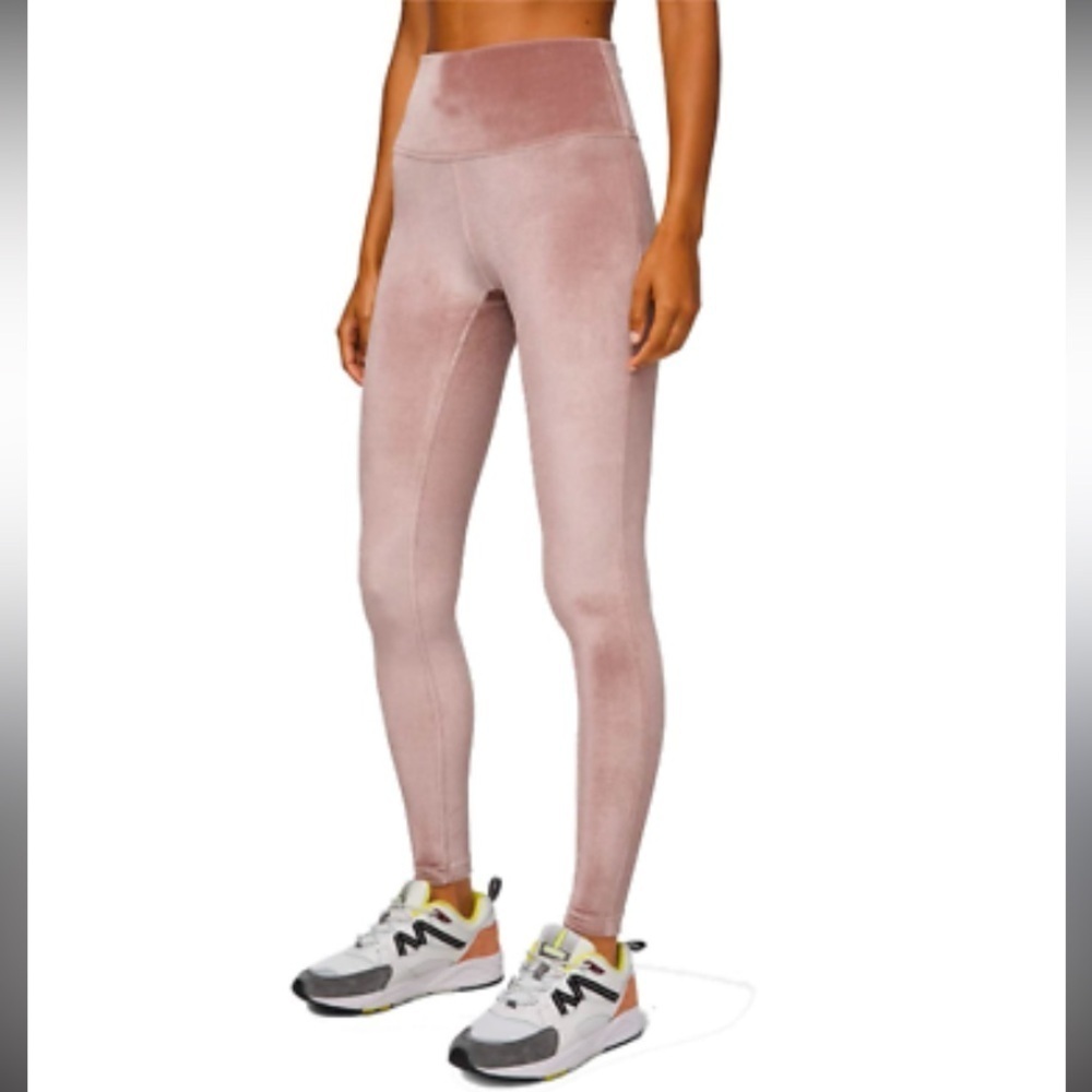 Lululemon wunder lounge high rise tight 28 velvet